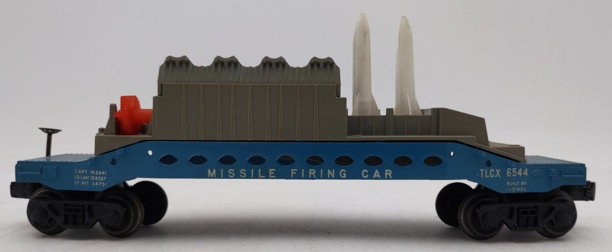Lionel 6544 Vintage O Missile Firing Car with White Control Panel – Type I