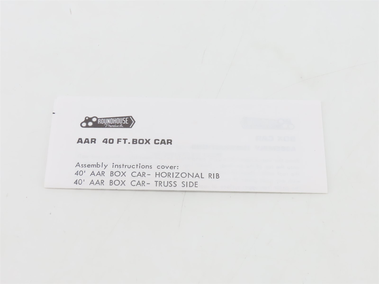 HO Roundhouse 1096 SP Southern Pacific Overnight 40′ Box Car #63511 – Upgraded