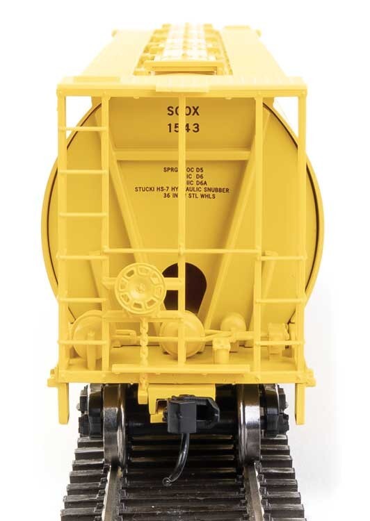 Walthers Mainline HO 7863 Scoular Corn SCOX 59′ Cylindrical Hopper Grain Train