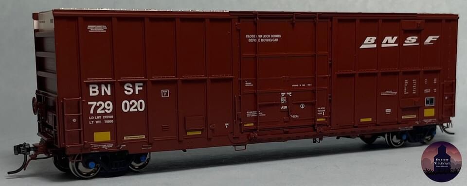 PRAIRIE SHADOWS HO Trinity 6235 50′ Boxcar BNSF Swoosh Logo 2006+