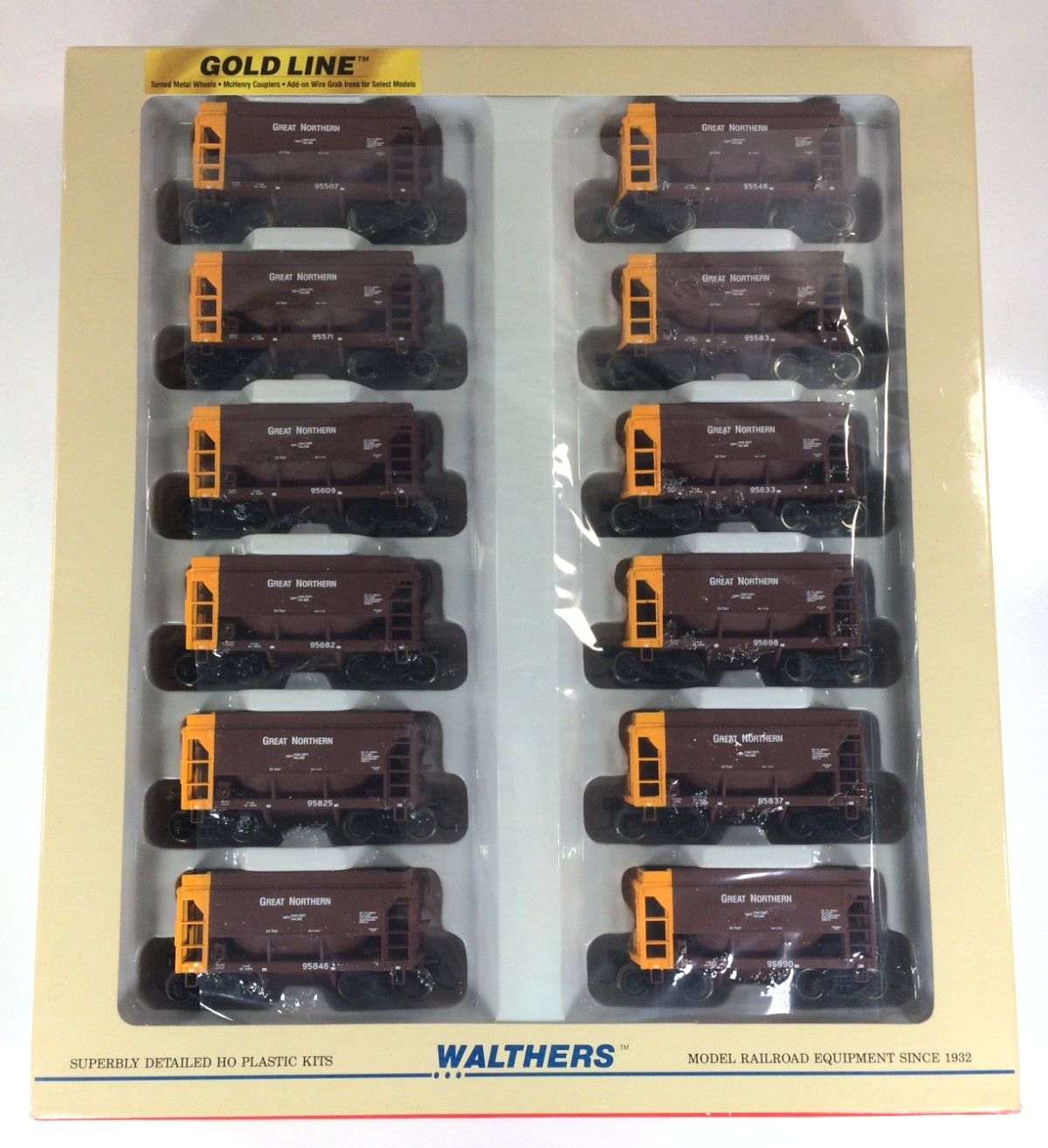 Walthers HO 932-4559 Ore Car-Taconite Version (12-Pack) Great Northern #2