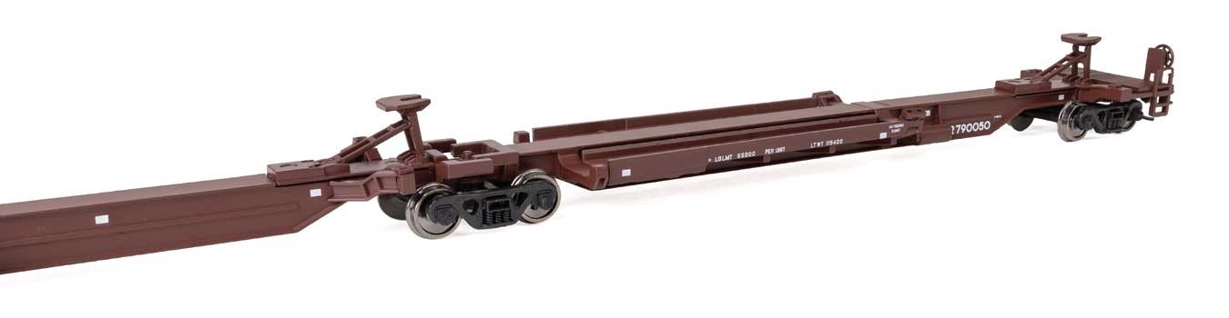 Walthers HO 5265 Conrail CR #790050 263′ 5-Unit All-Purpose 48′ Spine Car Set