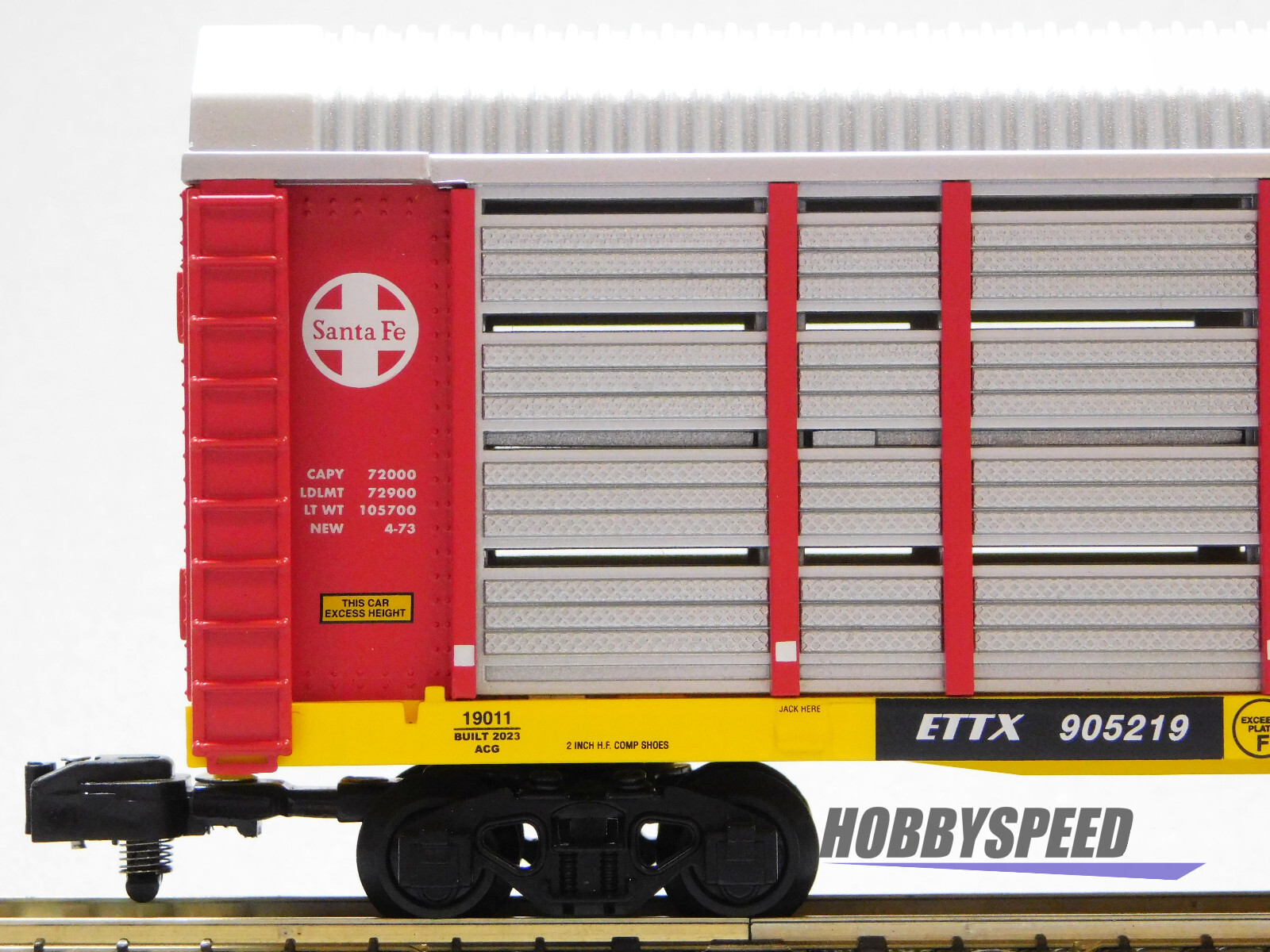 LIONEL AMERICAN FLYER S GAUGE SANTA FE AUTORACK #905219 freight car 2319011 NEW