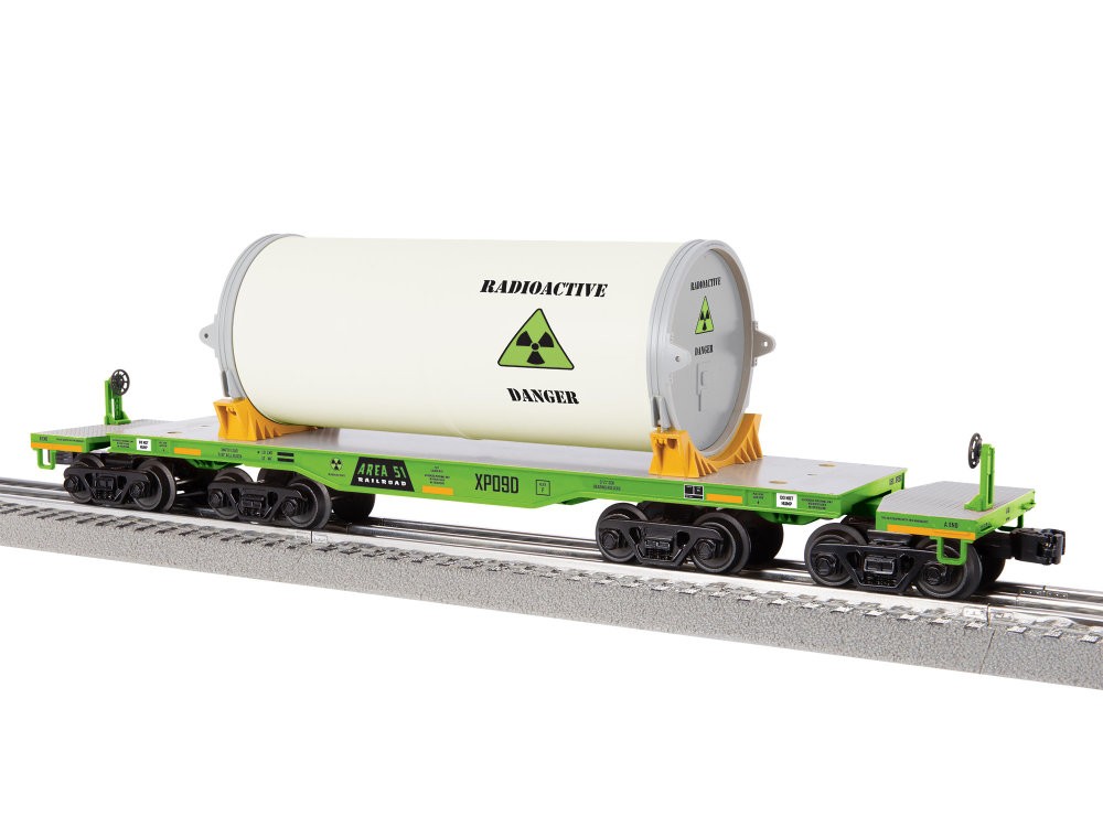 Lionel 2526170 Area 51 Heavy Duty Flatcar #XP09D