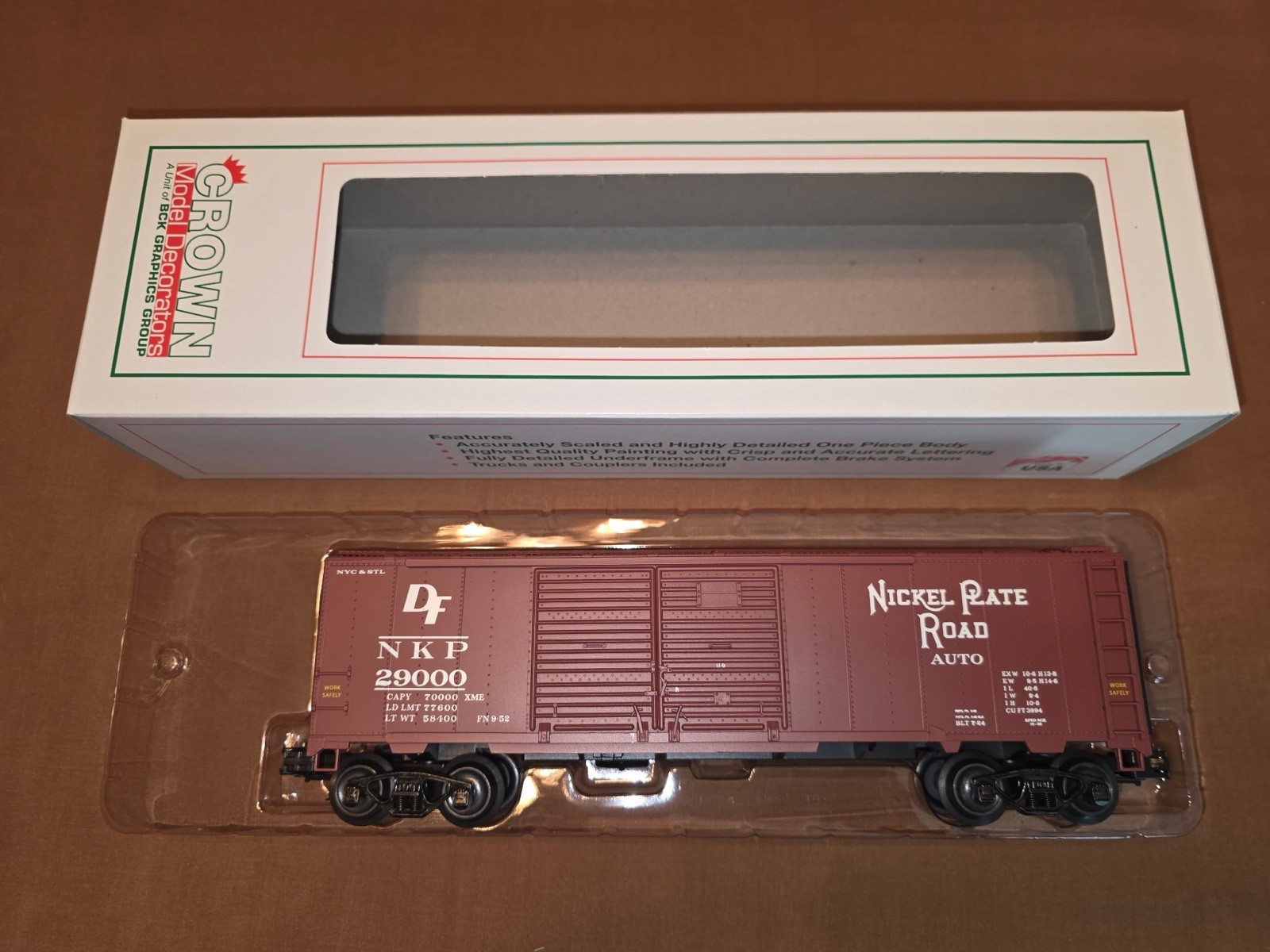 Crown BCK 2009 NKP HTS Convention 40’ ARA Double Door Boxcar #29000 (READ DESC.)