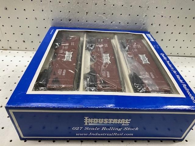 Vintage Industrial Rail FRISCO 027 Ore Hopper Cars Rolling Stock 3 Pack New