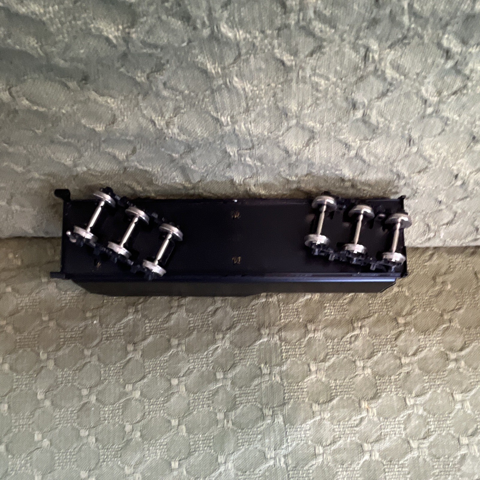 HO Scale Unlettered Black brass Tender Car Analog Two-Rail 1:87 brass