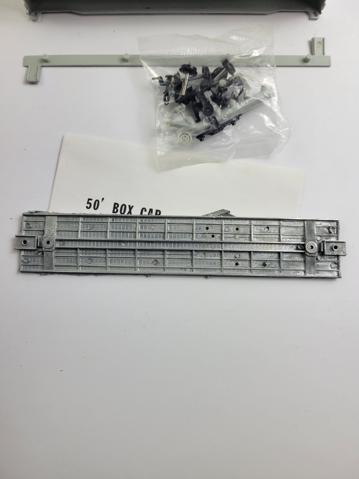 Lot Of 5 Roundhouse HO Train Car Santa Fe Rio Grande Burlington Northern REA