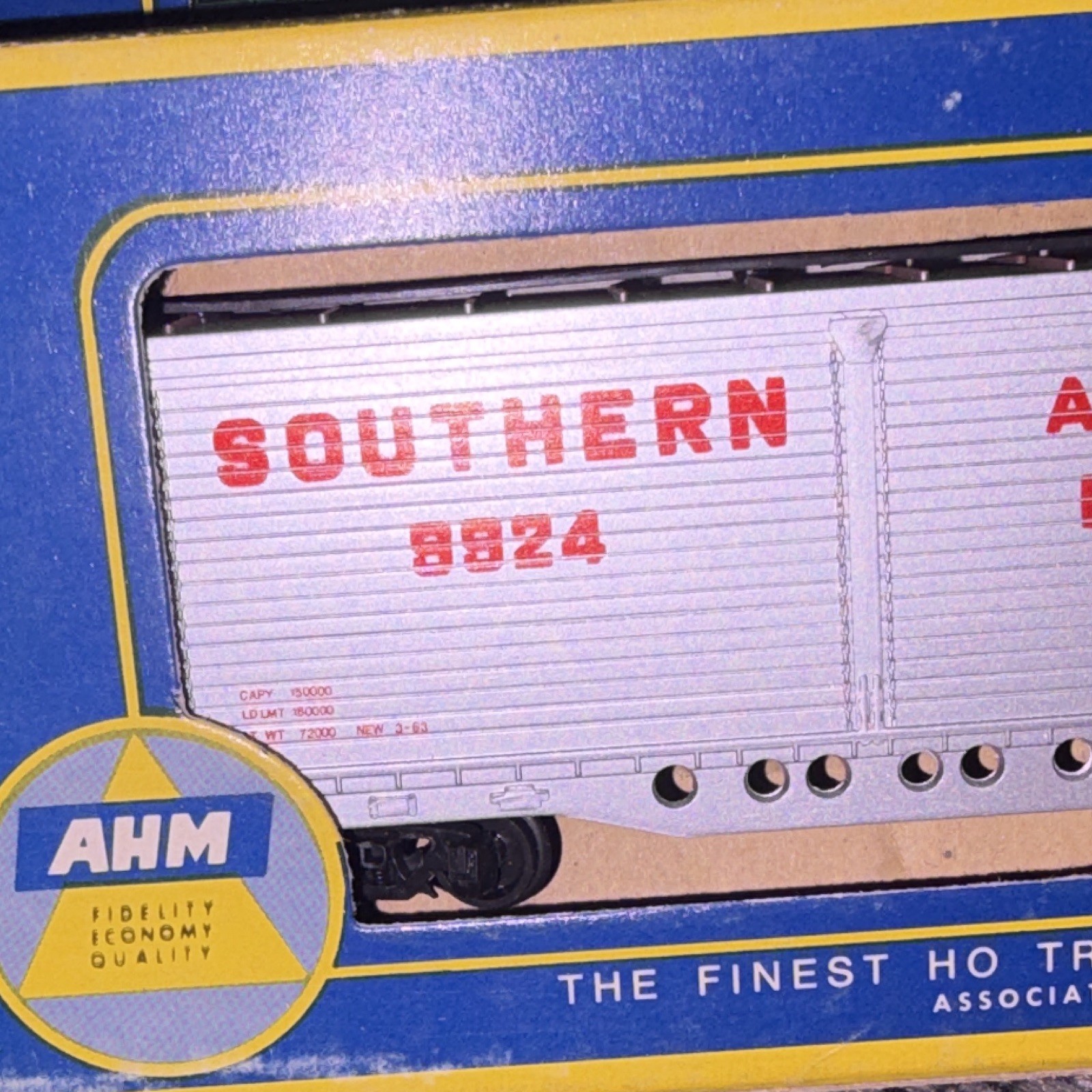 Vintage AHM HO Scale Freight Car Lot Penn Salt Tank Southern NP Boxed