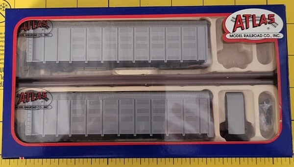 N Scale Atlas 40900 UNDECORATED Autorack / Articulated Auto Carrier