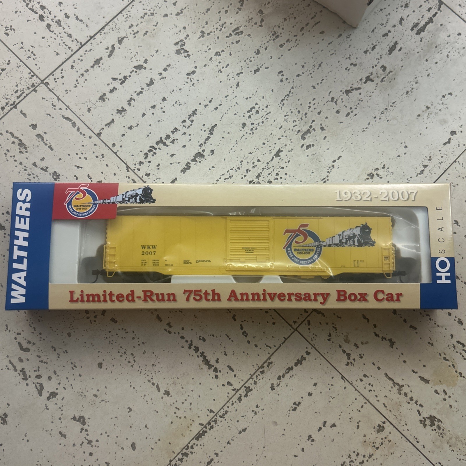 HO Walthers Special Limited Run 75th Anniversary 60′ Auto Parts Box Car WKW 2007