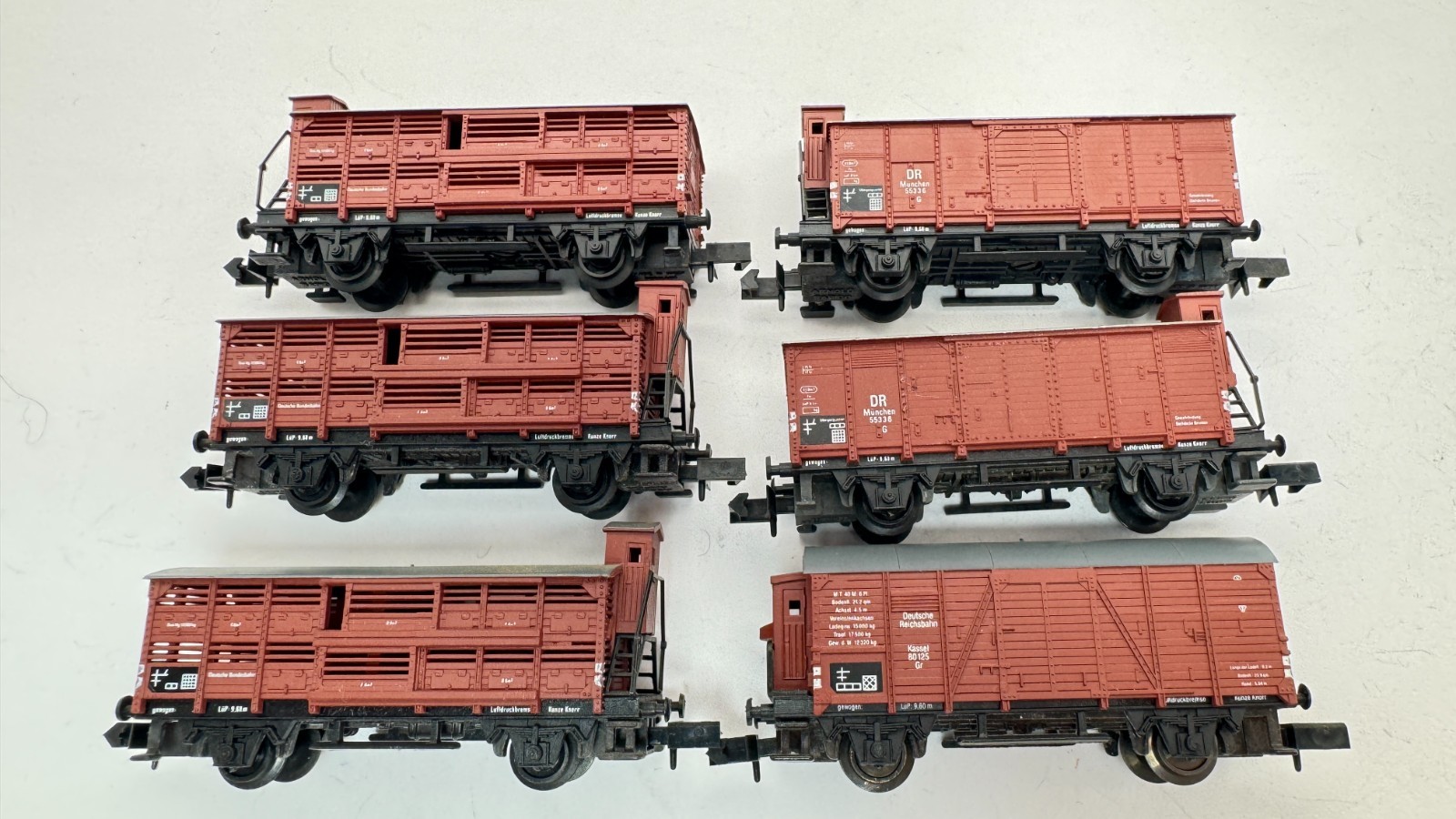 Arnold N 4275 4281 4408 storage car used Freight cars DR DRG 6 pieces #MEL4#