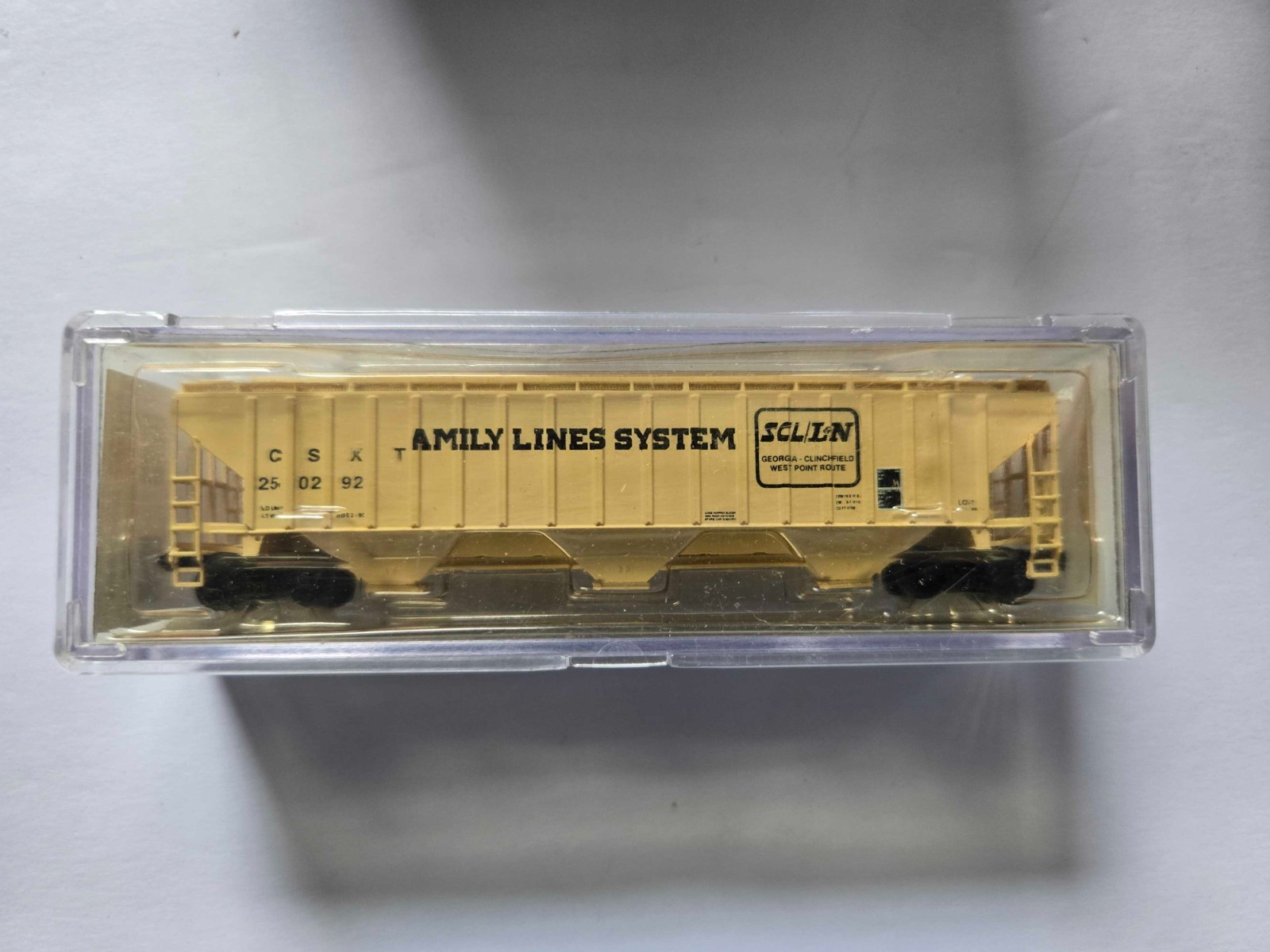 Pacific Western Rail Systems N Scale 250292 3 Bay PS2 Grain Car 1040A New in Box