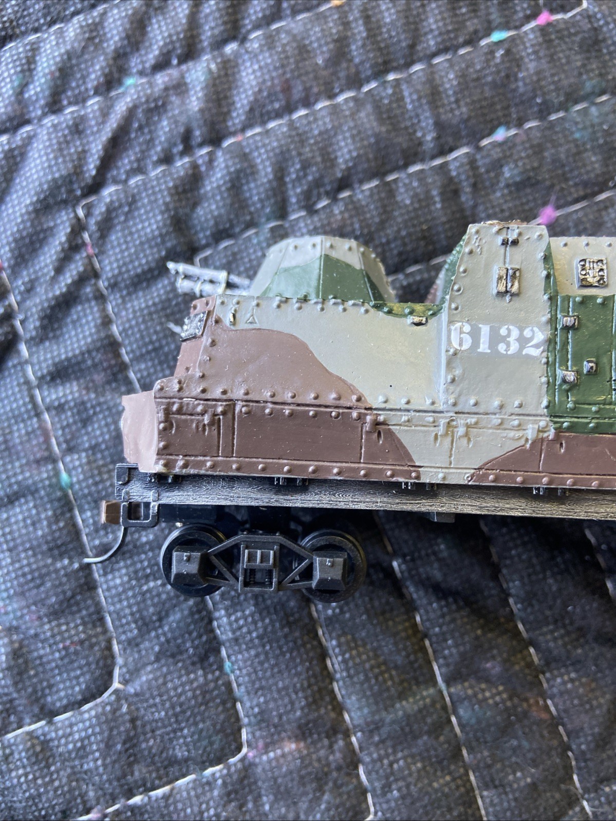 Hawthorne Village “Artillery/Anti-Aircraft Car” 6132 WWII Armored Train – NIB