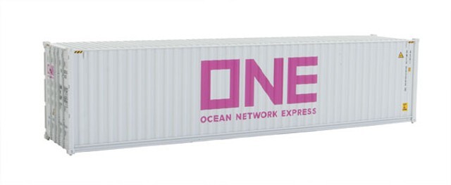 Walthers HO Scale ~ 40′ Hi-Cube Corrugated-Side Container ~ ONE ~ 949-8276
