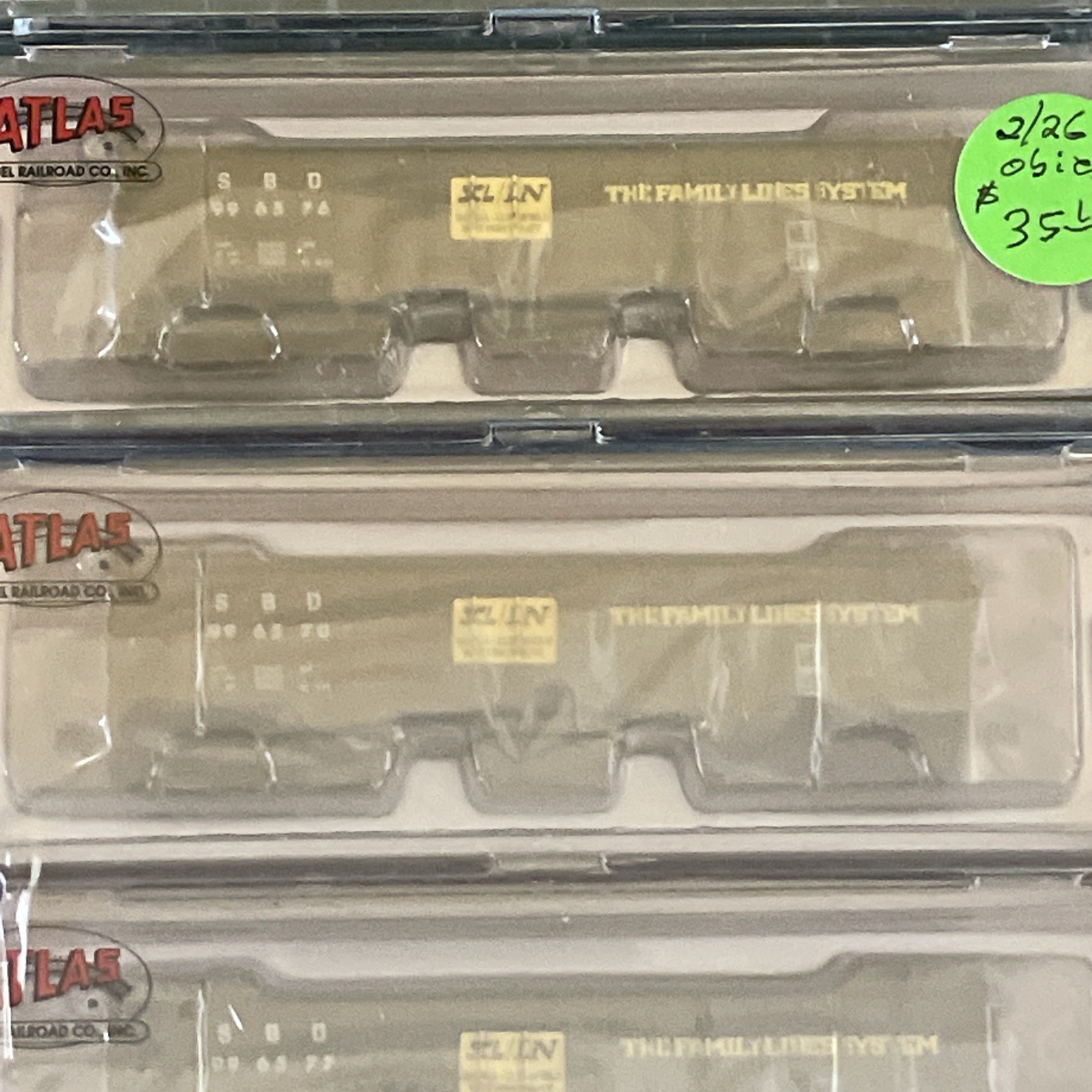New! N-Scale Atlas PS-2760 Hoppers SCL/LN 5-Pack $ 175.74 Make Offer