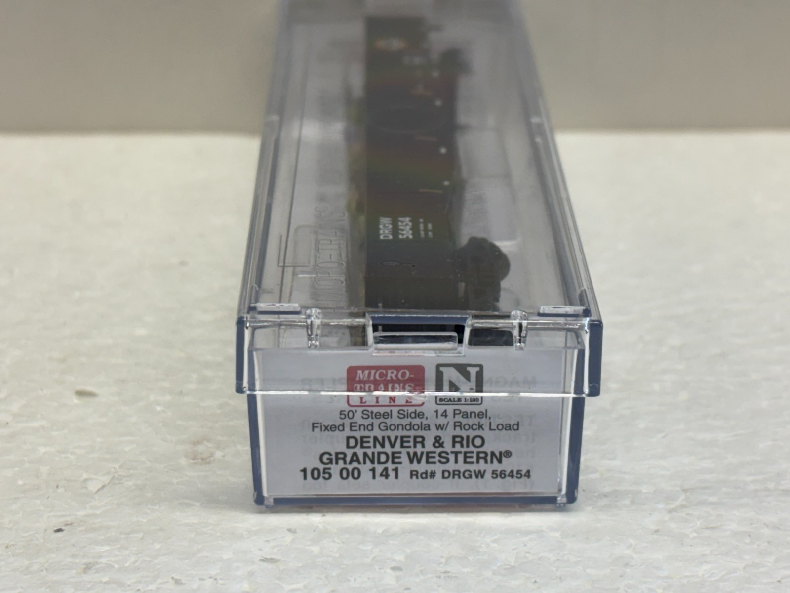 N Scale Micro Trains MTL 105 00 142 DRGW 56453 Gondola w/Factory Load