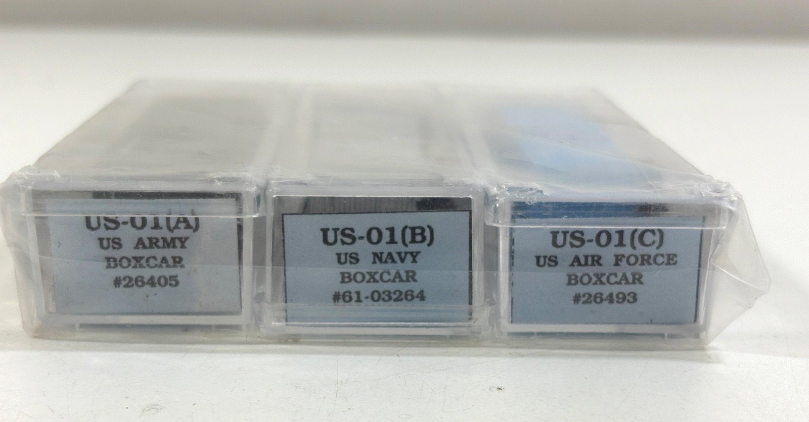 Loco-Motives N Scale US-01 Military Boxcar Limited Edition 3 Pack NEW