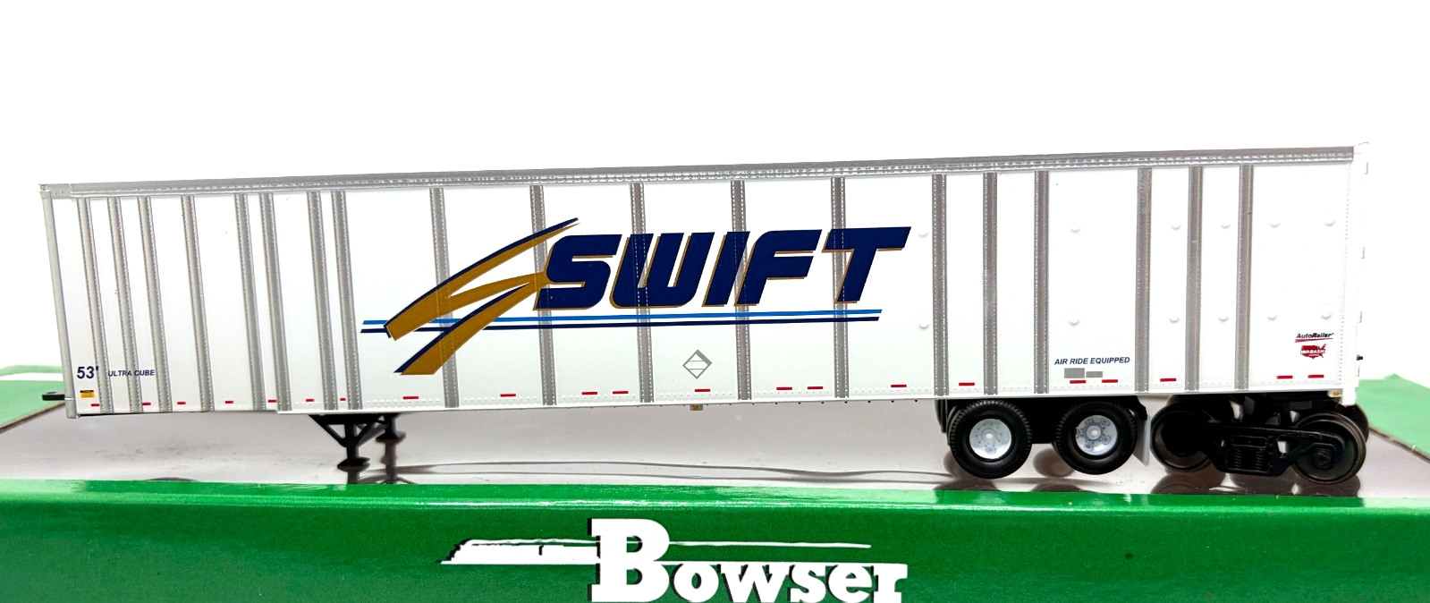 HO BOWSER 42096 PLATEWALL ROADRAILER SWIFT # 1487