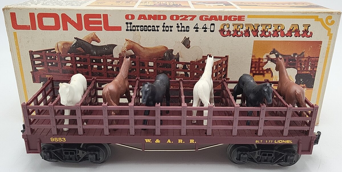 Lionel 6-9553 O Gauge Western & Atlantic Horse Car EX/Box