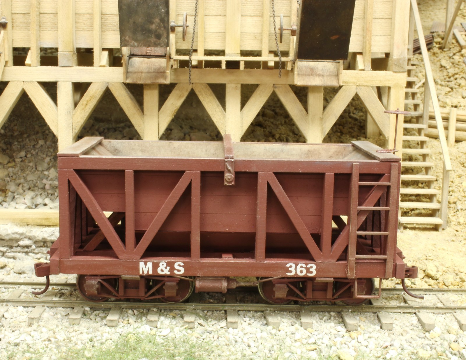 Berkshire Valley Models On3/On30, 1/48 16′ Ore Car Kit – #351