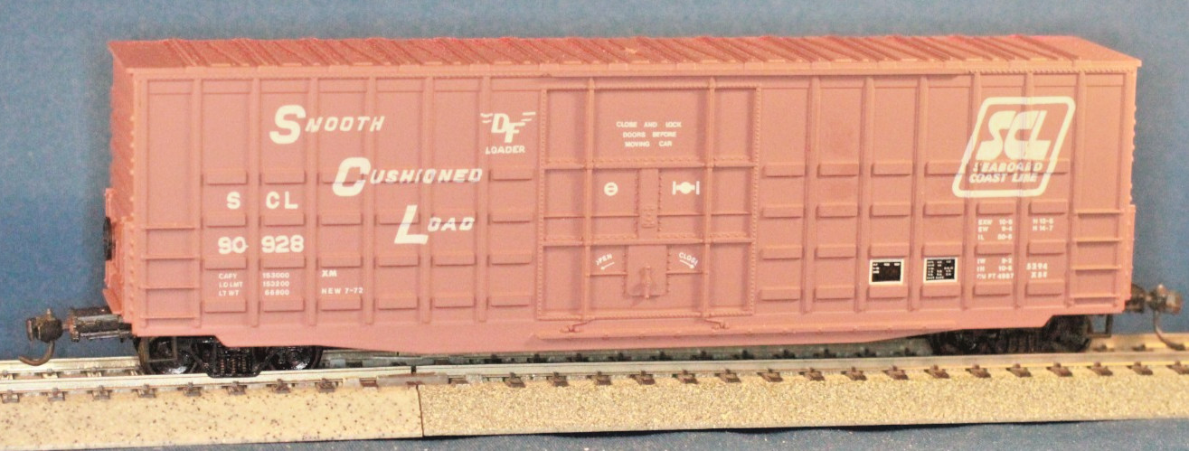 JP HO Walthers 50′ Waffle Side Box Car Seaboard Coast Line SCL #90928