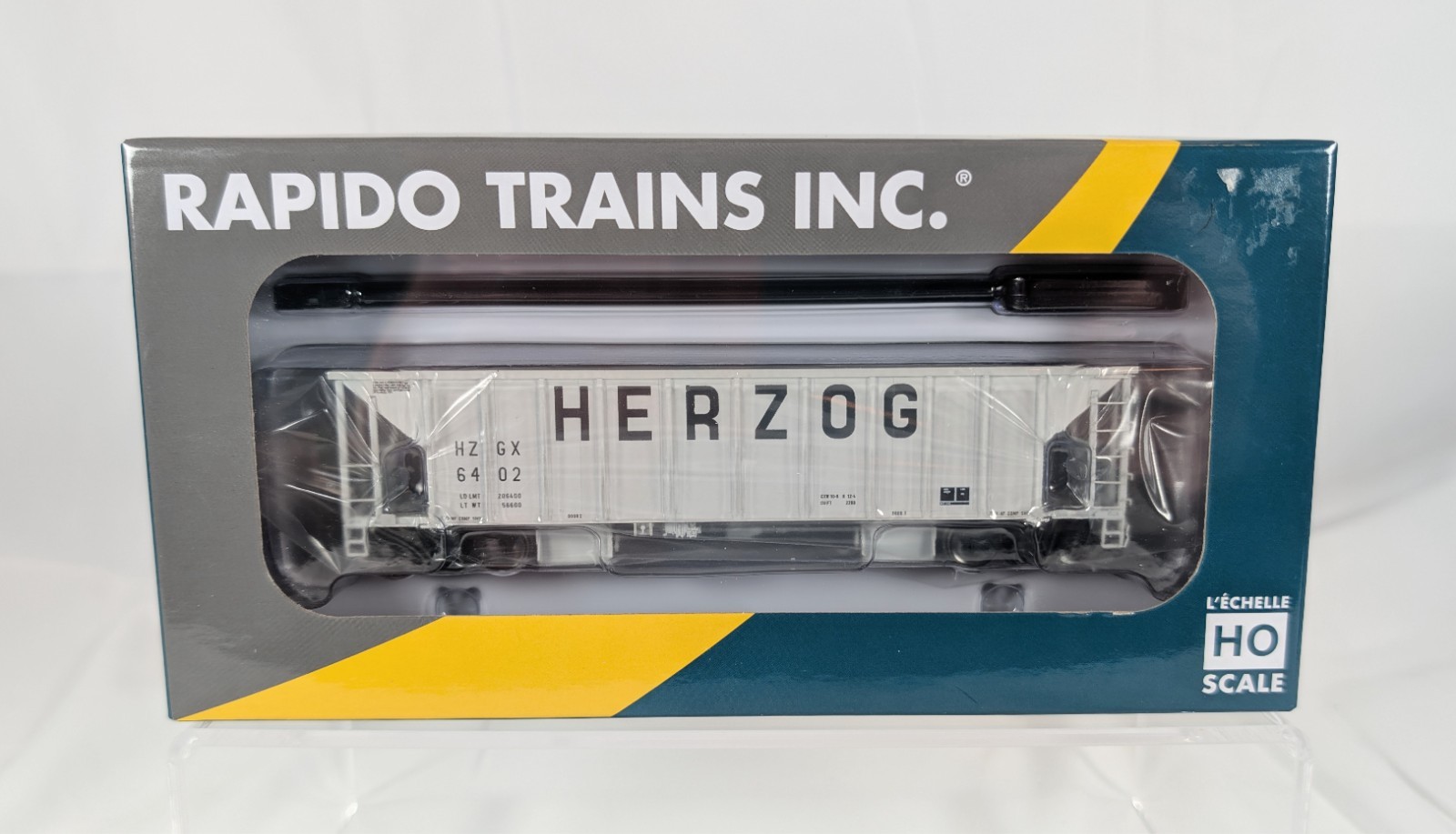 Rapido HO NSC Ballast Hopper – Herzog Gray HZGX 6402 158009A