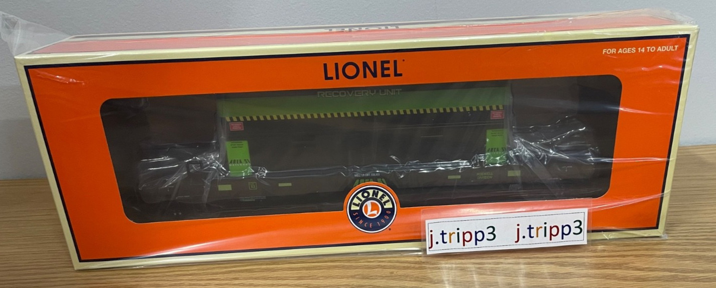 Lionel 2528060 Alien Area 51 Recovery Unit MaxiStack O Gauge Train Car Container