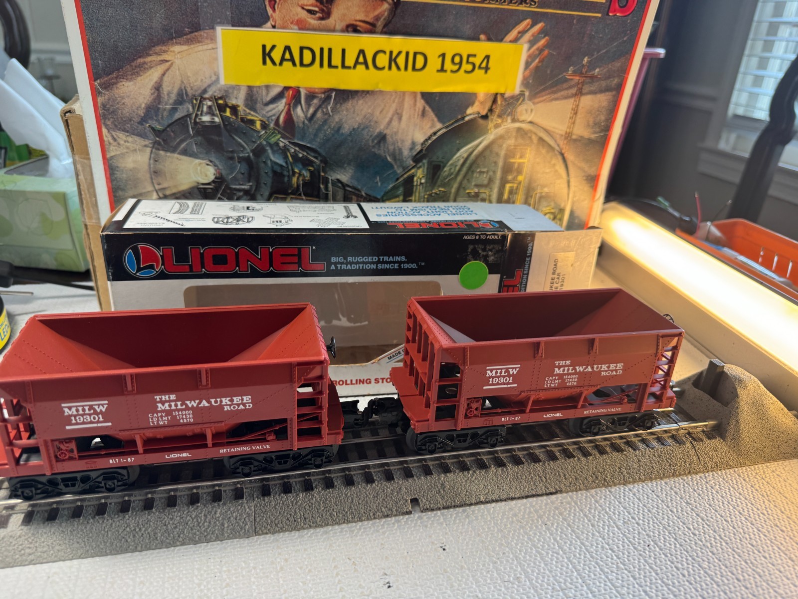 🚂 LIONEL 6-19301 Milwaukee Road Ore Cars- SET OF TWO💥 L2364