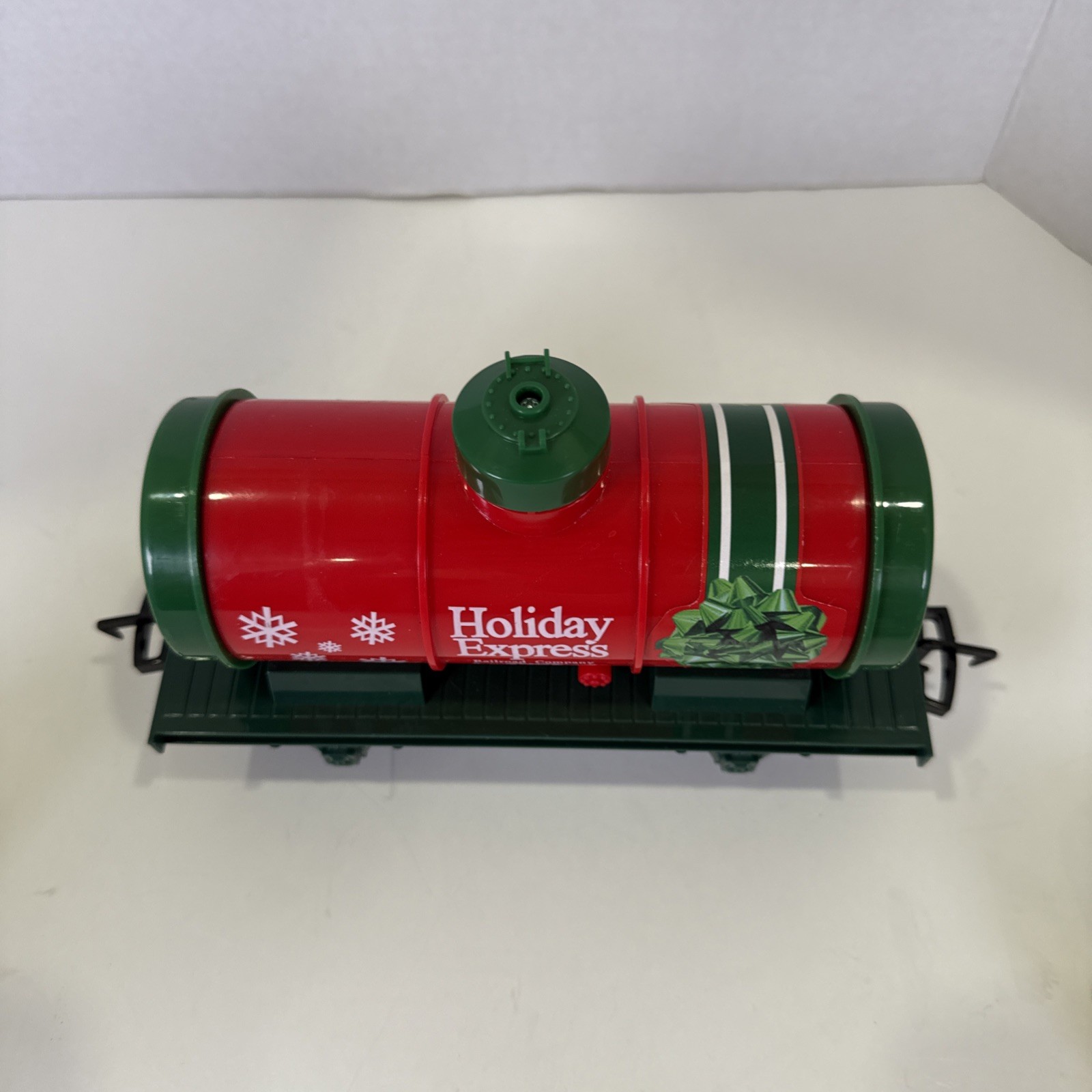 Eztec OIL TANKER-Scientific Toy-Red Christmas Train Car-North Pole Express