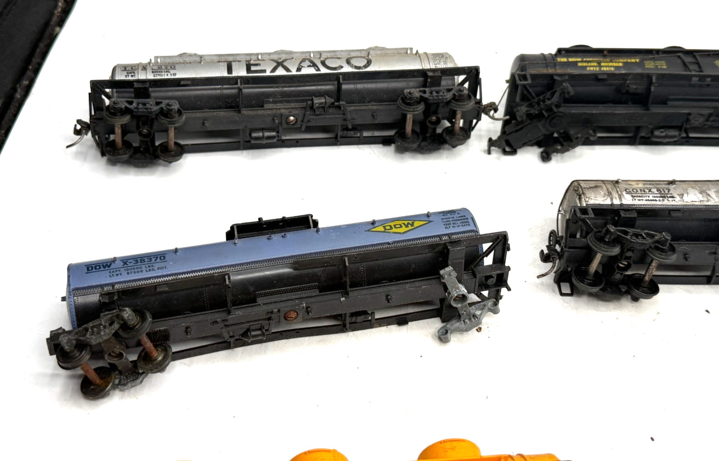 Tyco AHM Lionel HO Model Train SHELL, SINCLAIR Oil Tanker Single Dome Cars LOT