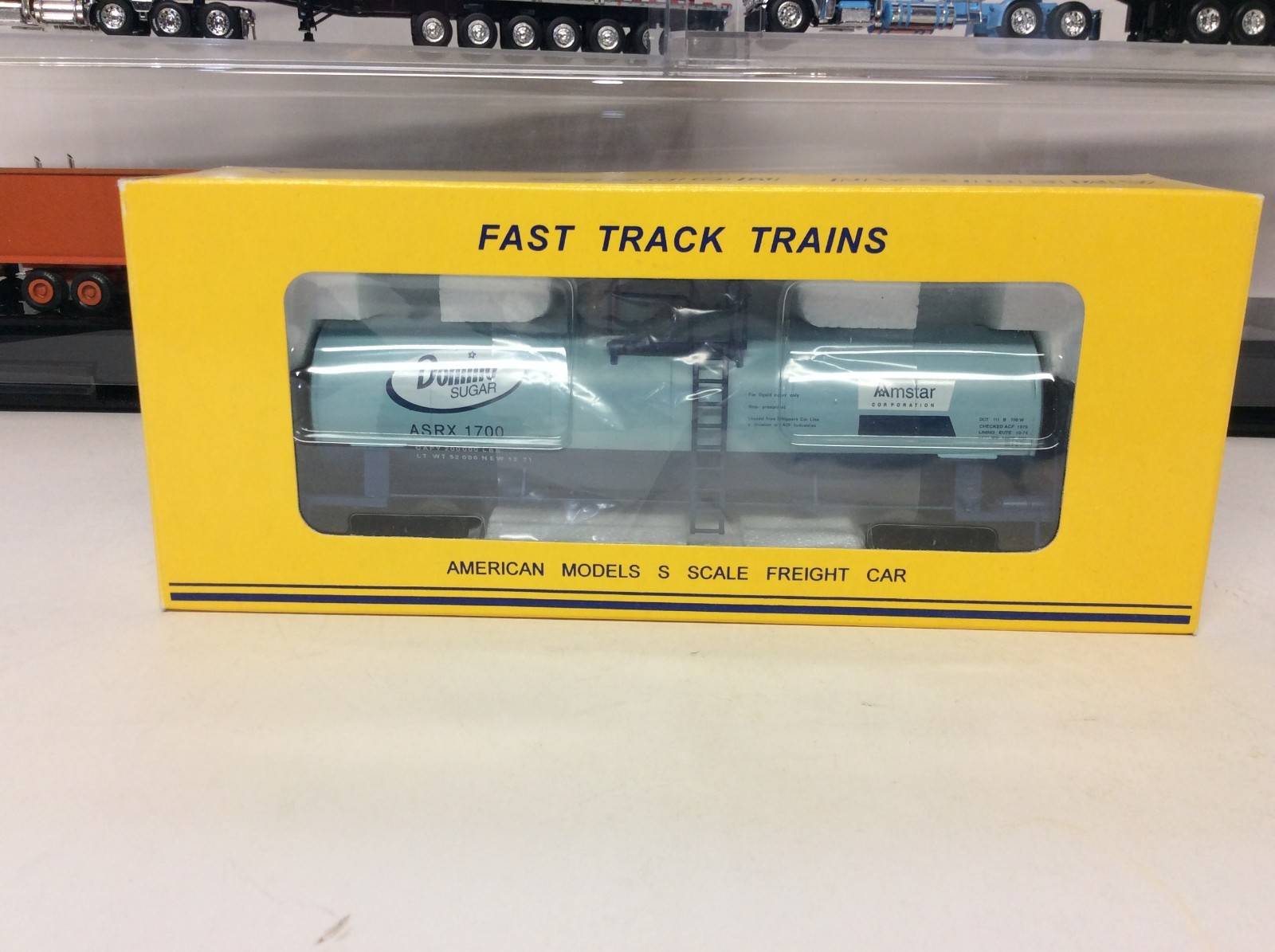 American Models S Scale Trains Domnino Sugar Tank Car #512 New In Box