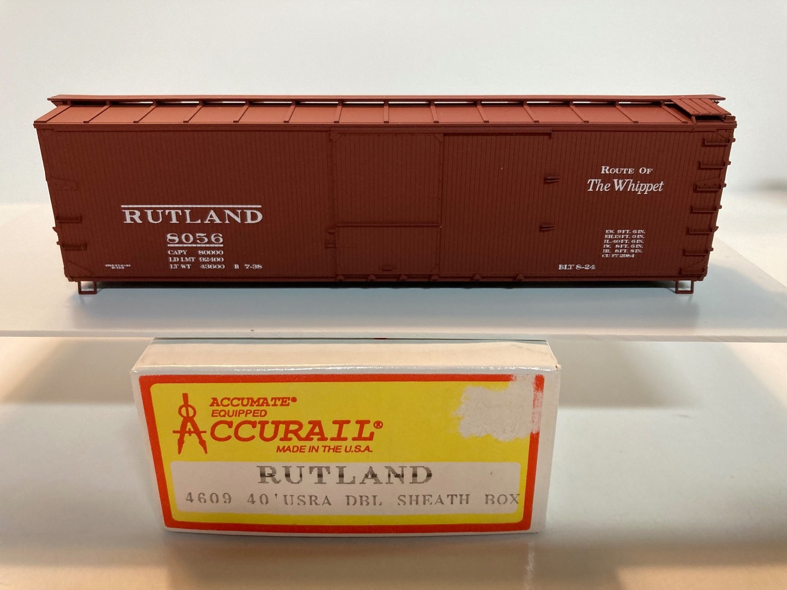 Accurail Rutland Hopper Offfset 70 Ton Twin Rd 763 (7740) HO Brand NEW VTR GMRC