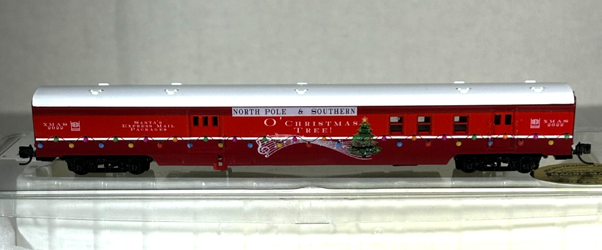 CON-COR N SCALE 2022 CHRISTMAS RPO PASSENGER CAR NORTH POLE SOUTHERN 01-007012