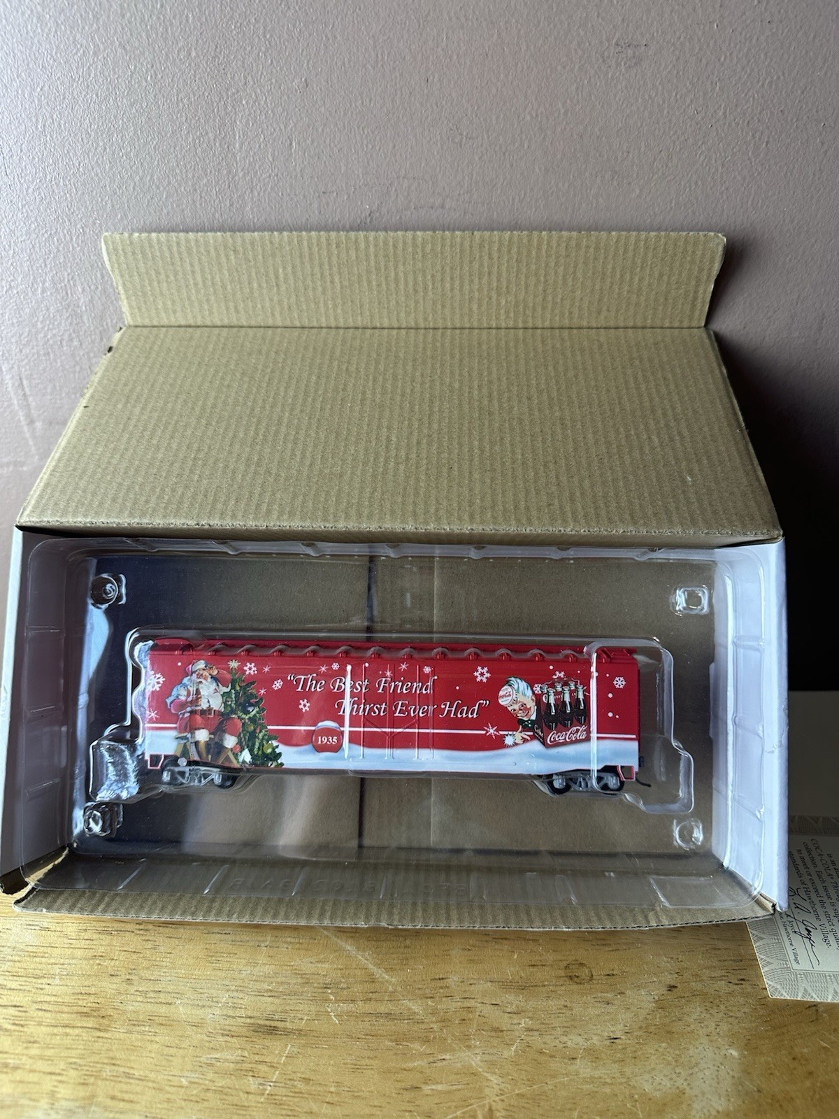HAWTHORNE VILLAGE Coca-Cola Through The Years Express HO Scale 1935 Box Car