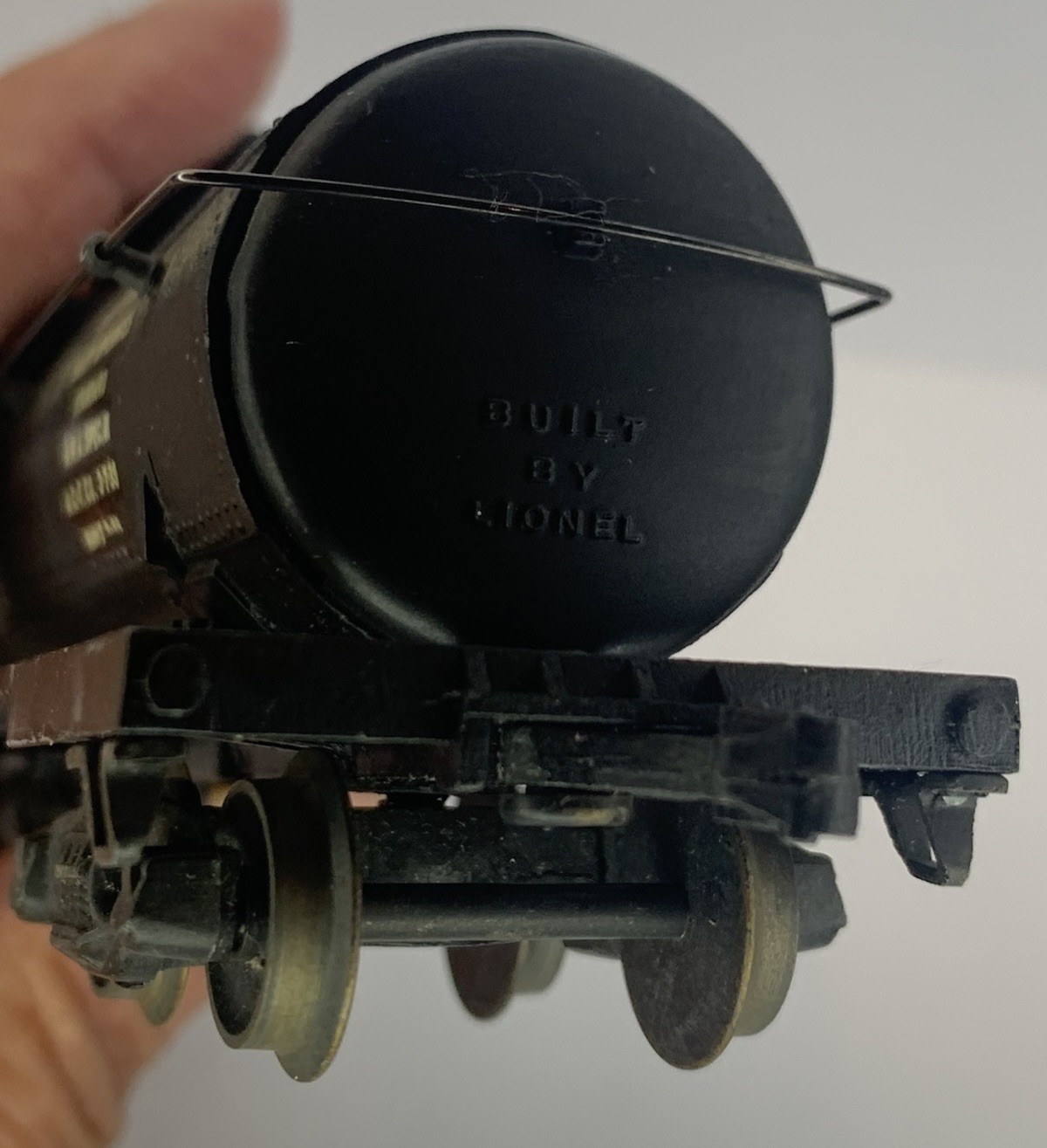 Lionel Prewar 0015 3 Rail Super Detail Black Shell Tanker 1938-1942 SEPX 8126
