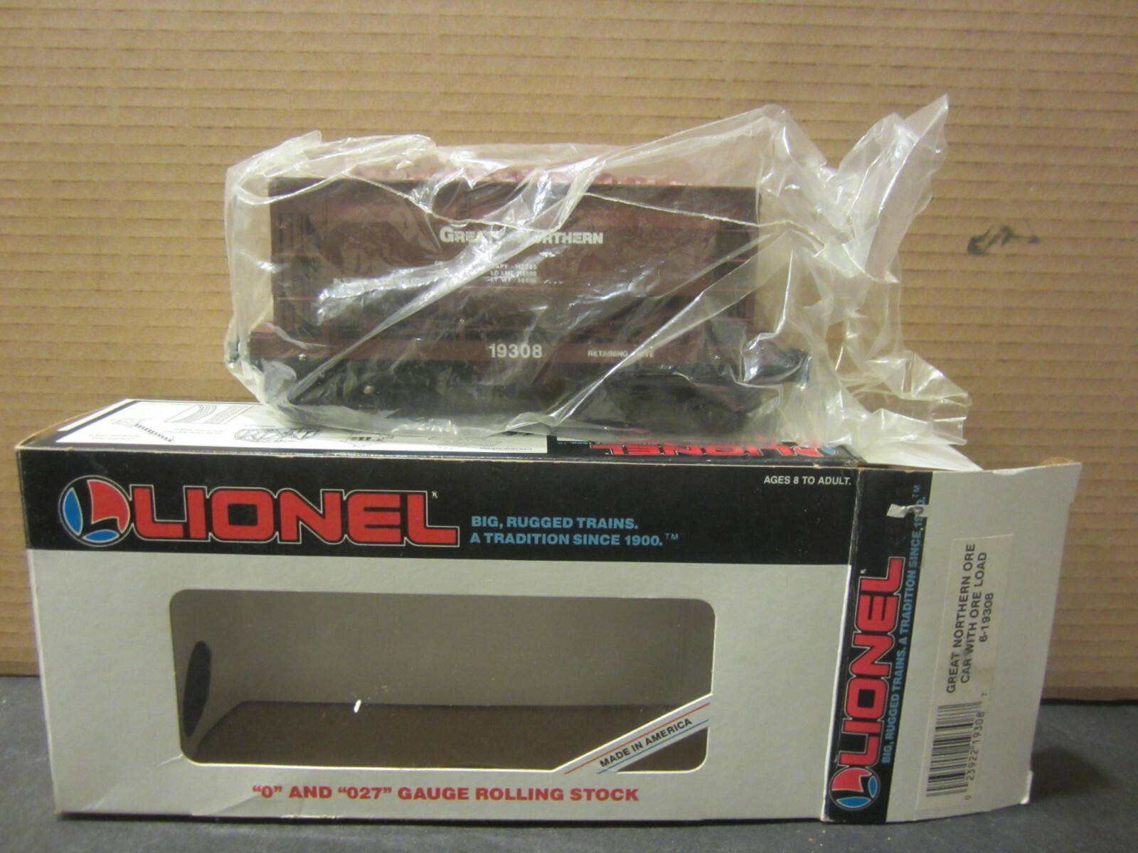 Lionel 19308 Great Northern Ore Car with Coal Load LN/Box