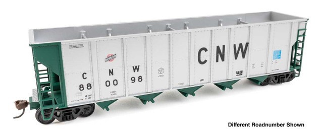 Walthers Mainline ~ HO Scale ~ 50′ RD-4 Coal Hopper ~ C&NW #880017 ~ 910-57107