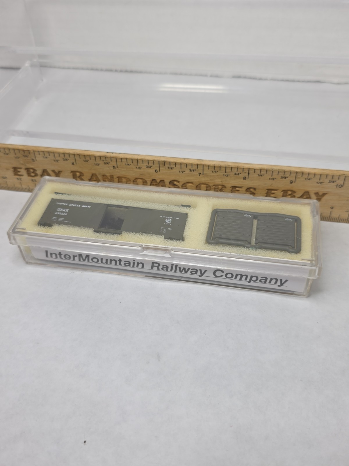 Intermountain BLW 1067 N Scale US Army Boxcar Kit USAX 242978 United States NOS
