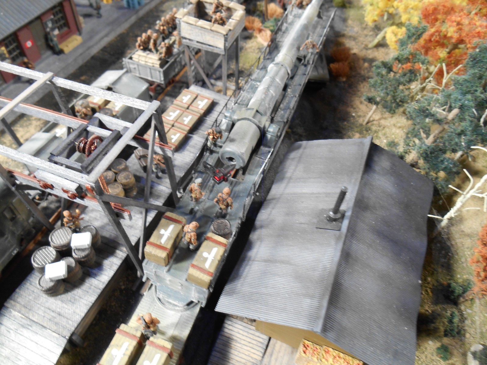 HO Roco Minitanks Artitec 6th Panzer LEOPOLD Artillery Train 6 Cars with Crew