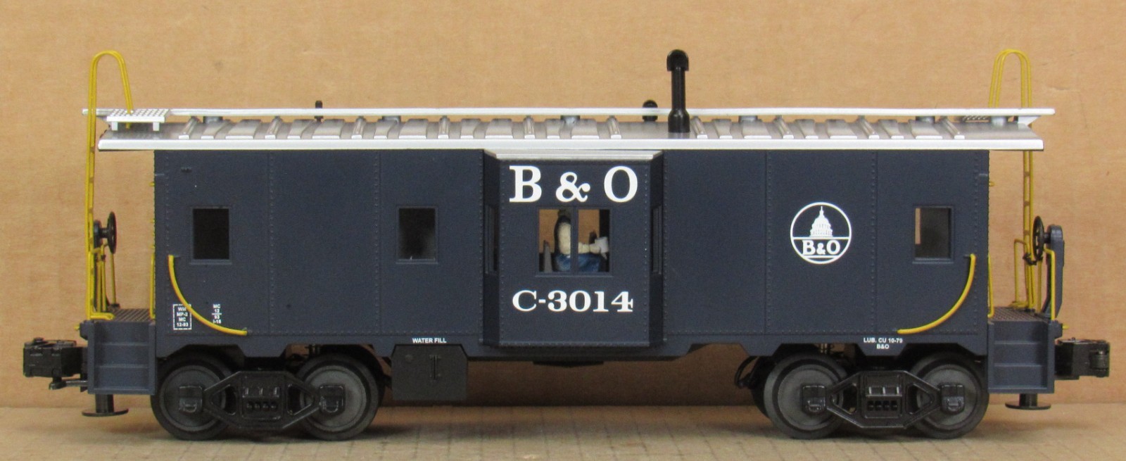 MTH Railking 30-7750 B&O (Baltimore & Ohio) Bay-Window Caboose O-Gauge LN
