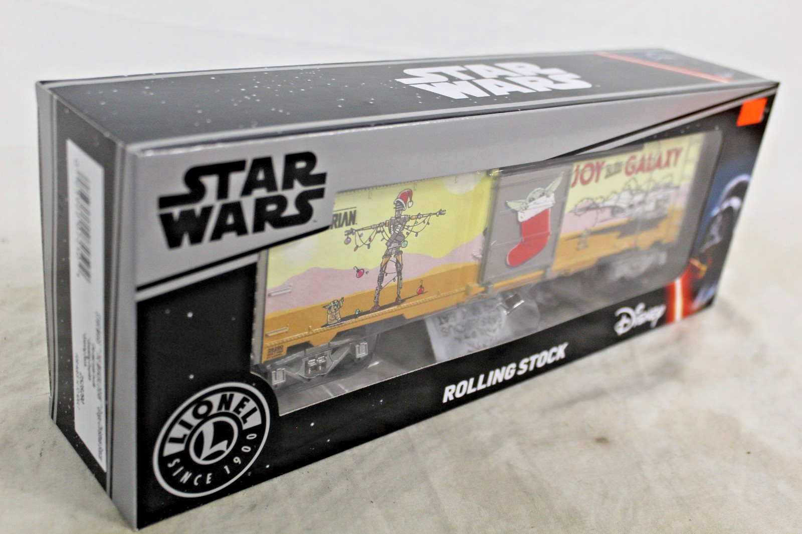 Lionel 2528290 STAR WARS THE MANDALORIAN Grogu Christmas Boxcar – New!!