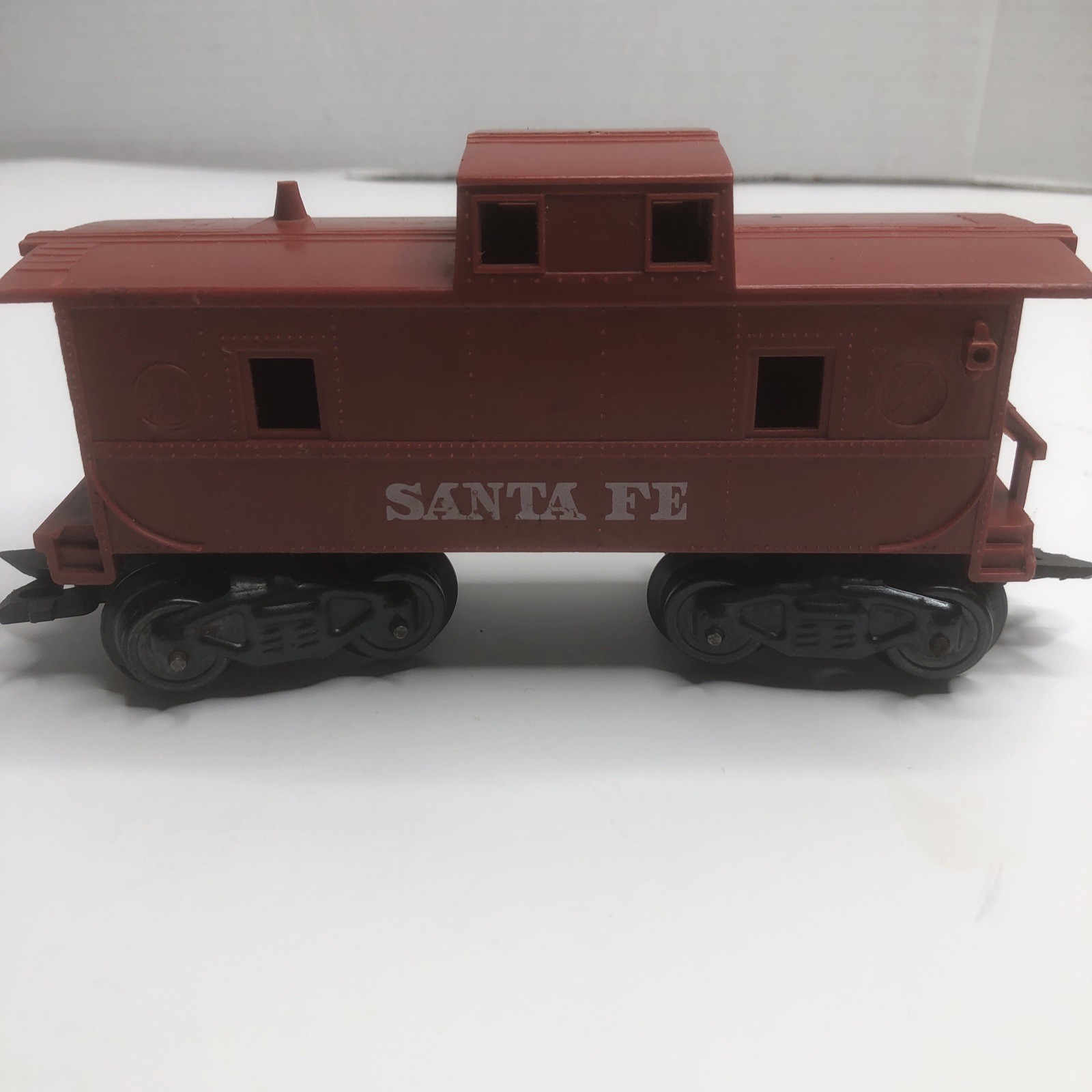 Marx O Train Scarce SANTA FE Caboose 8 Wheel w/ Type G Trucks