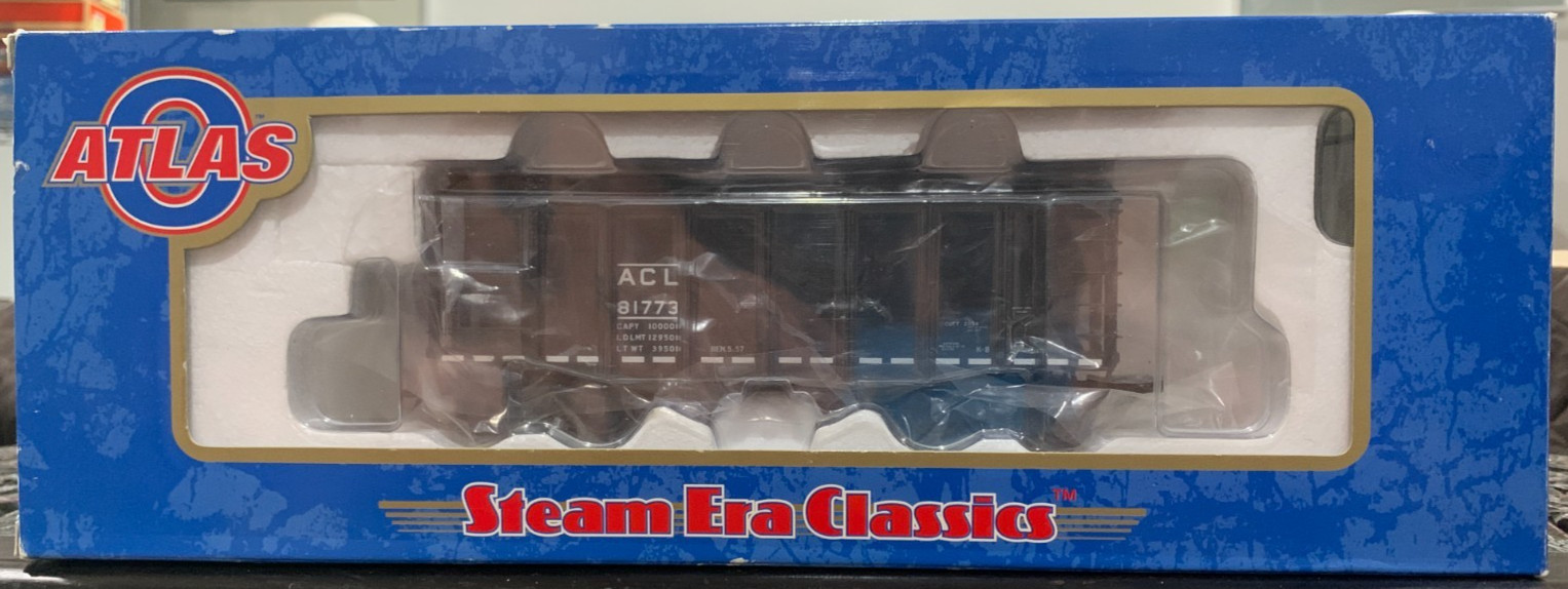 Atlas 6761-2, Die Cast ACL 55T Fishbelly Hopper #81773, O Scale 1/48, LN