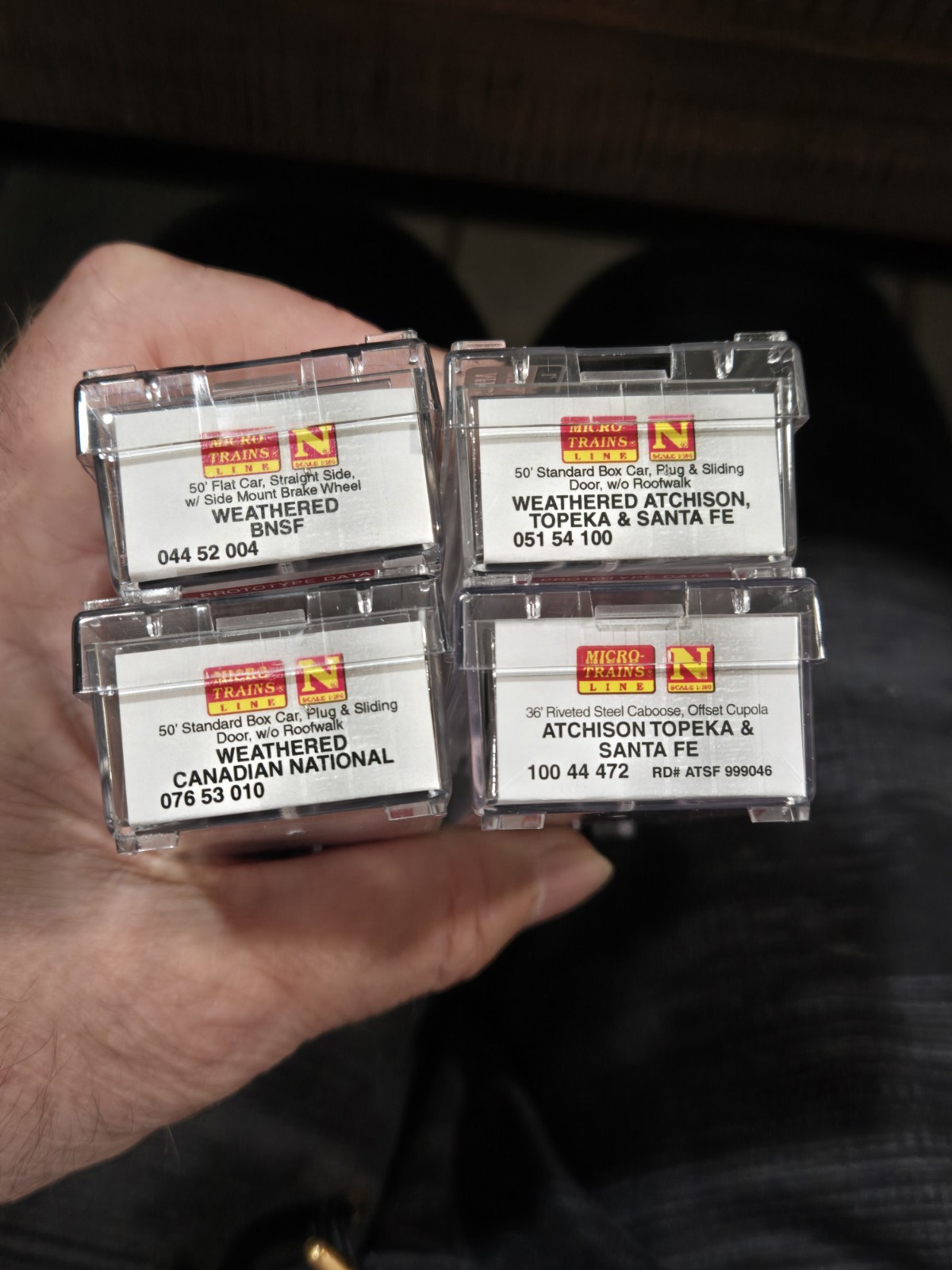 Micro-Trains BNSF Weathered/Graffiti (6-Car Set) Modified