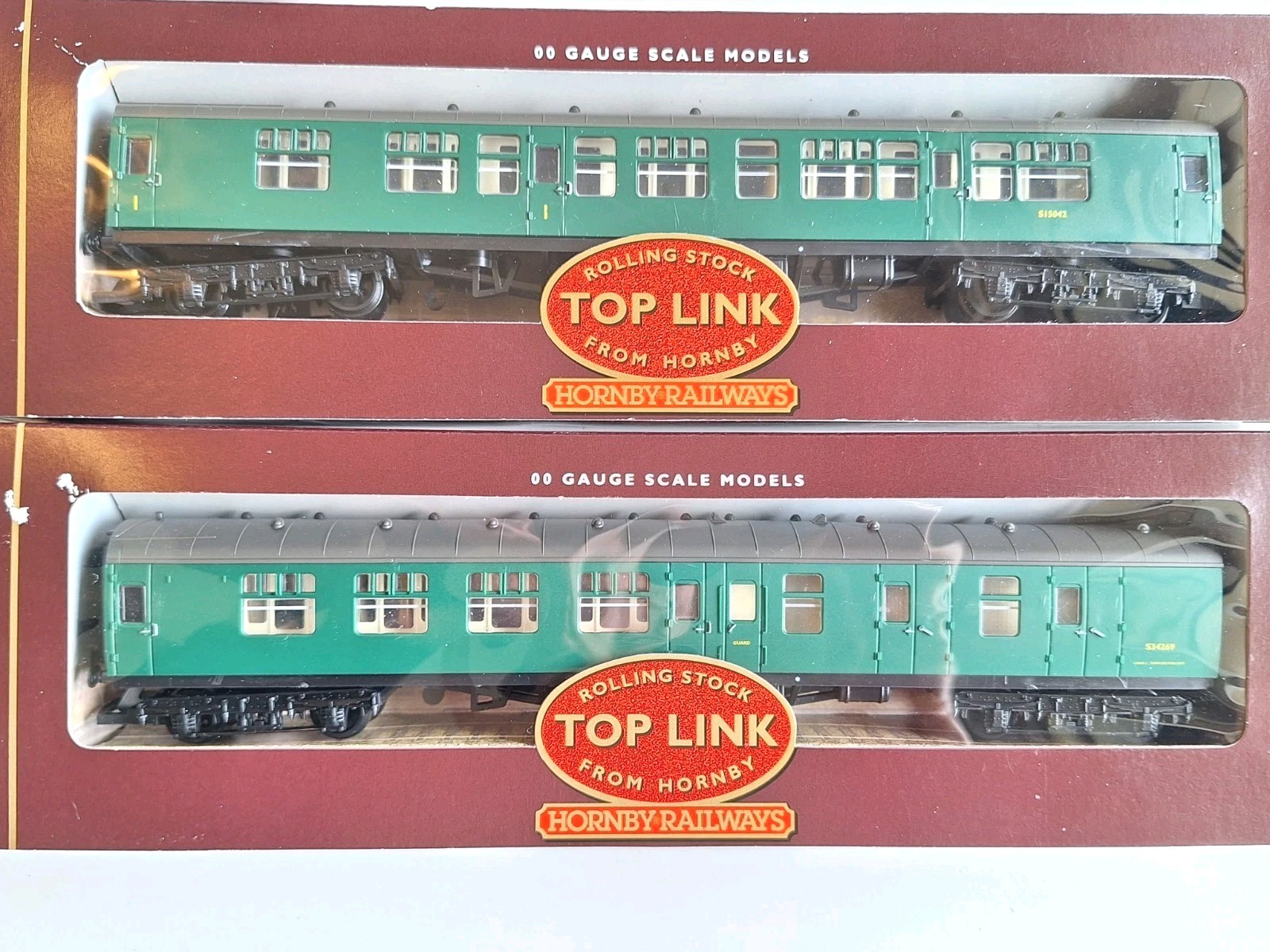 Hornby R4006, R4007 SR Comp & Brake Coach. In Mint Unused Cond. OO Scale. Boxed