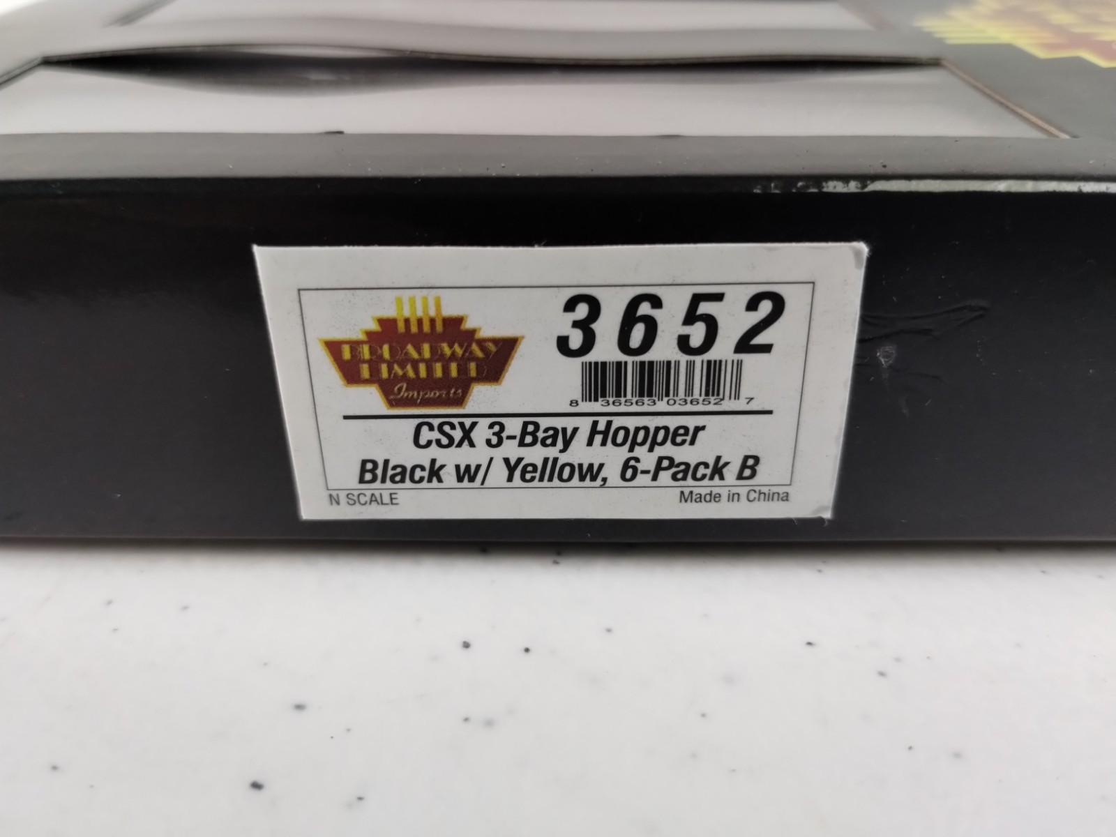 Broadway Limited Imports 6-Pack CSX 3-Bay Hoppers w/load – NOS – Rare