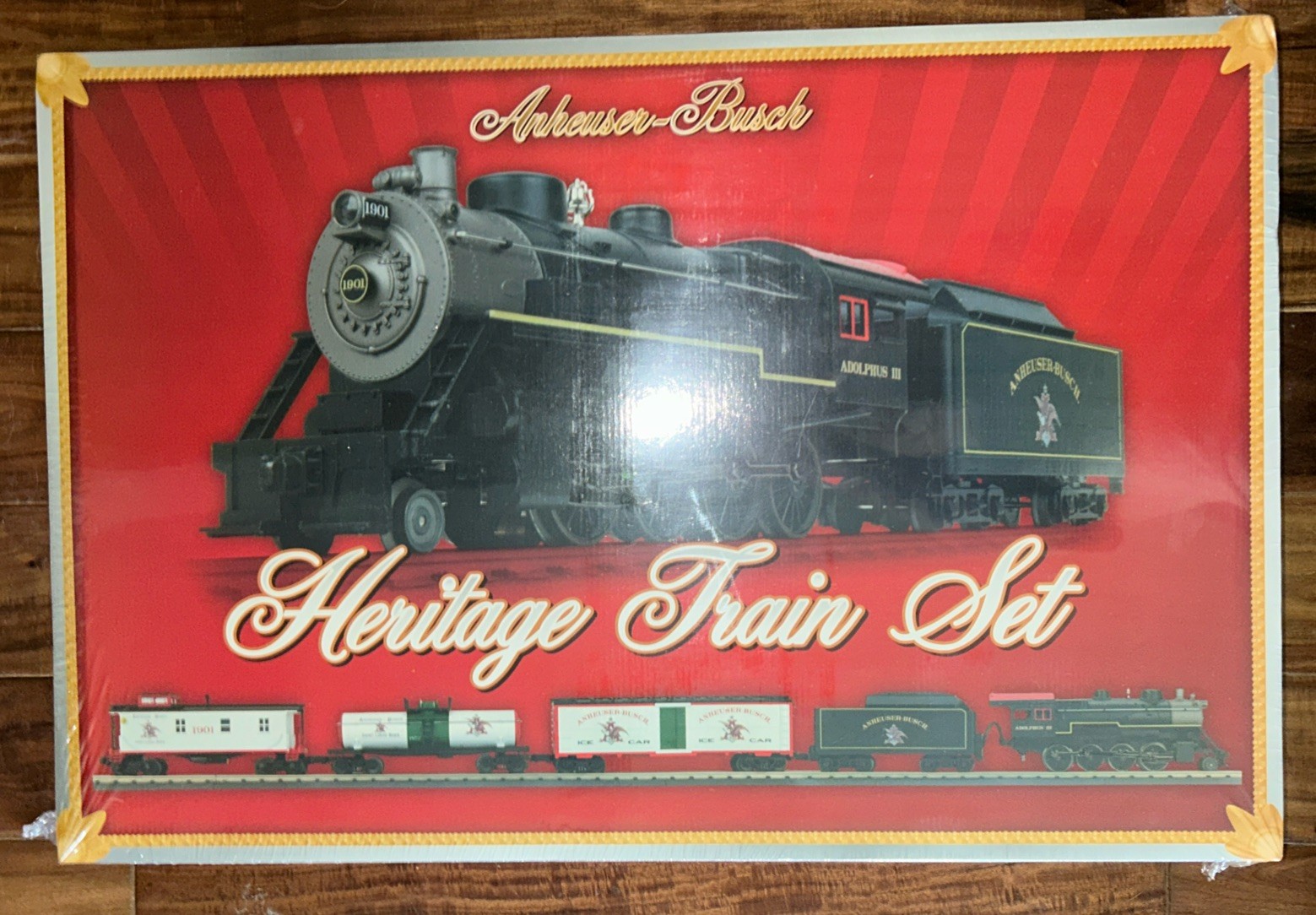 2006 MTM Anheuser Busch/Budweiser Heritage Train Set NEW SEALED N12181 Rail King