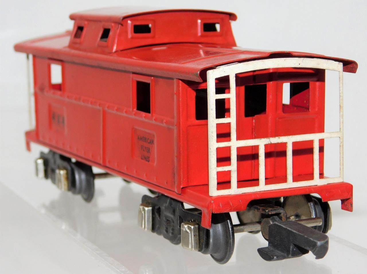PREWAR American Flyer Freight Set THREE CARS O Gauge Link 476 478 484 BOXED Shel