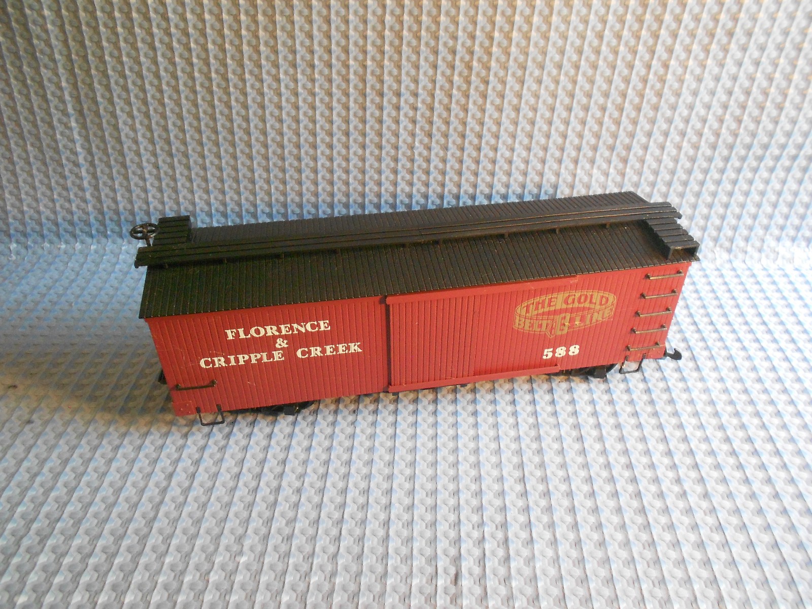 BACHMANN FLORENCE & CRIPPLE CREEK THE GOLD BELT LINE #588 G Scale Box Car #588
